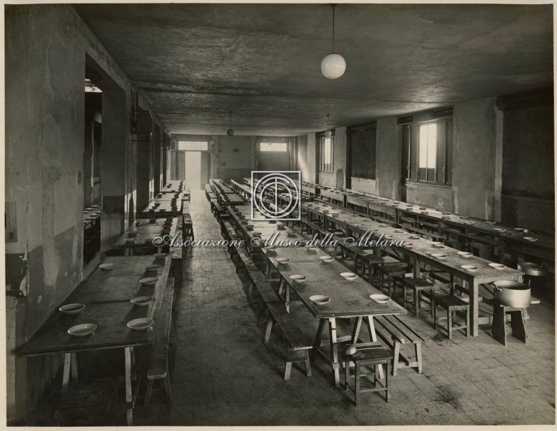 Riattamento provvisorio sala mensa vecchio Dopolavoro